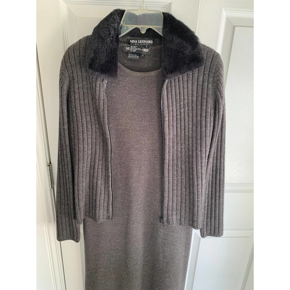 Vintage Wool blend Dress and Sweater